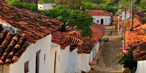 Guane on the Camino Real hike from Barichara in the Santander region near San Gil, Colombia. To get there, just take a bus from San Gil! Read all about transportation in Colombia in our guide.