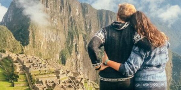 Climbing Machu Picchu in Peru, South America
