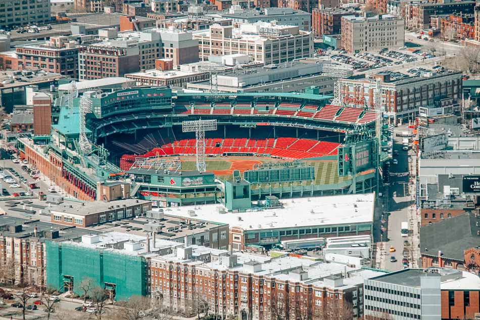 Fenway Park Aerial View Photo Boston Red Sox Stadium Printed -  Denmark