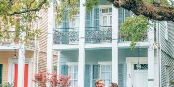 The Garden District in New Orleans, Louisana.