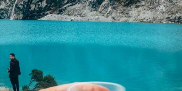 Rewards after reaching Laguna 69 Huaraz