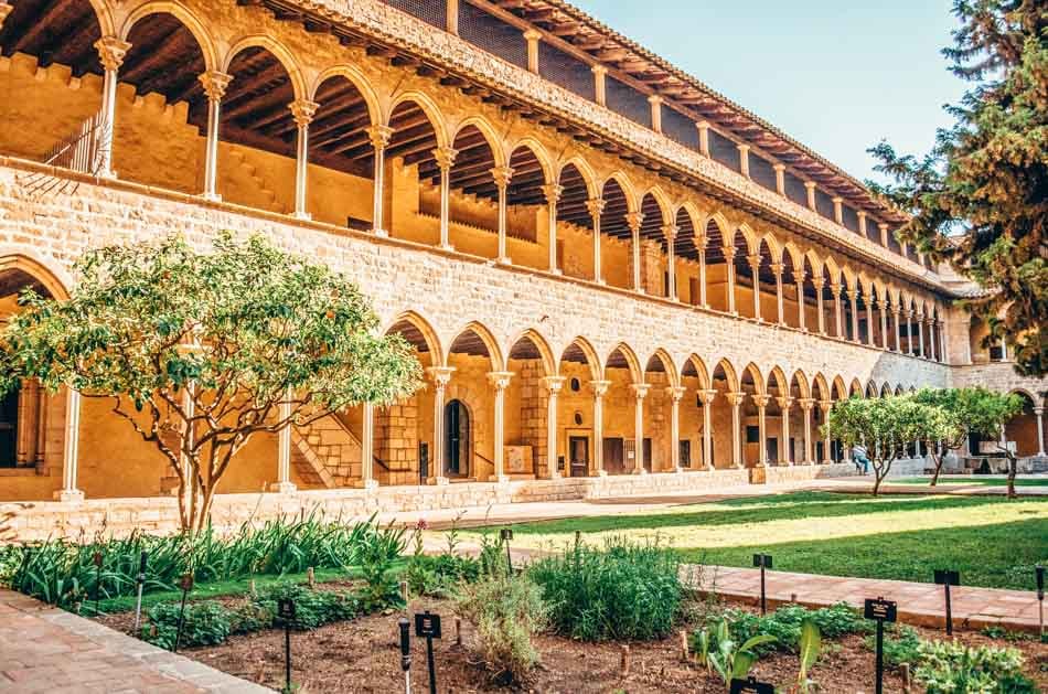 Monastery of Pedralbes in barcelona spain