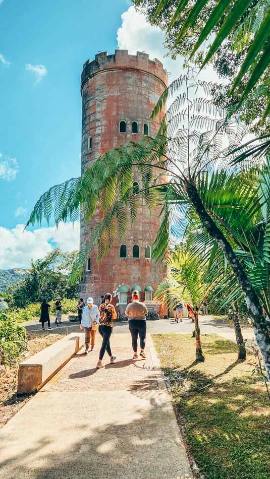 Yokahú Tower in El Yunque rainforest, Puerto Rico