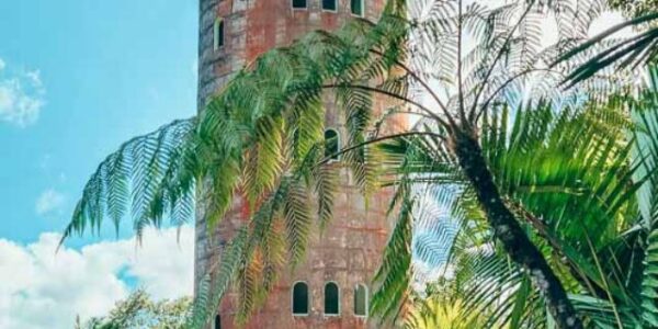 Yokahú Tower in El Yunque rainforest, Puerto Rico