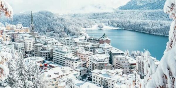 st. moritz switzerland in winter_