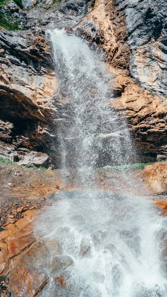 sprutz waterfall near gimmelwald switzerland on a 5-day switzerland itinerary-2